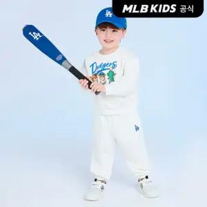 [MLB키즈 공식]26SS 스포티브 프렌즈 아트웍 맨투맨 세트 LA (Ivory) 7AS2C0161-07IVS