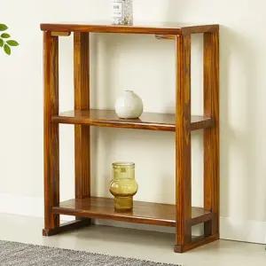 원목 책장 3단 전통 원목 진열대