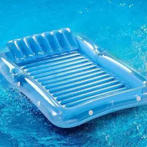 여름 물놀이 워터베드 물놀이용품 튜브 매트리스 에어침대 풀장 성인용