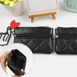 bns 여행용 소품 2포켓 동전 보관 주머니 지갑 블랙 1P WFM0DOH