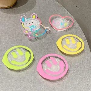 Linkvu 투명 크래용 스케치 아크릴 폰톡 스마트톡 거치대 홀더