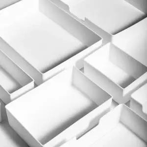 ( )회사수납함 칸막이수납정리함 소 정리용 수납박스 소자