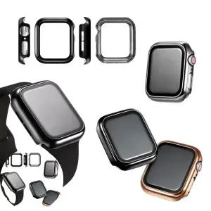 슬림 애플워치5 메탈 풀커버 강화유리 케이스 44mm