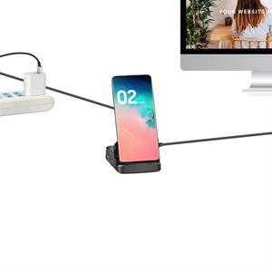 호환 새로운 8 in 1 USB C 허브 도킹 스테이션 휴대폰 거치대 Dex 패드 호환 도크 전원 충전기 키트