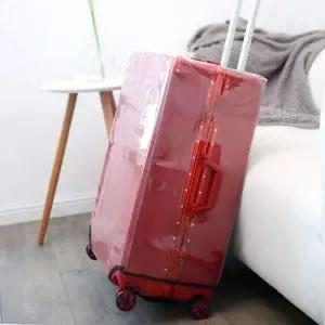 [셀러에이드]투명 캐리어 커버 덮개 보호 28형 방수 러기지