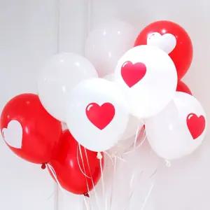 네오30cm인쇄풍선100개입(포인트하트)/풍선/장식/세트/파티/이벤트/행사/가랜드/벽장식/생일/소품/기념일