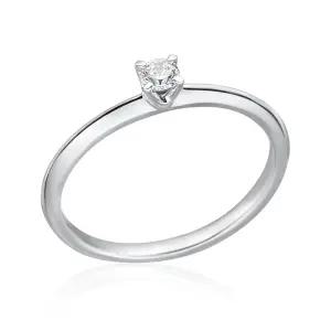 18K 심플 웨딩링 3mm 프롱 큐빅 반지 NPR29443