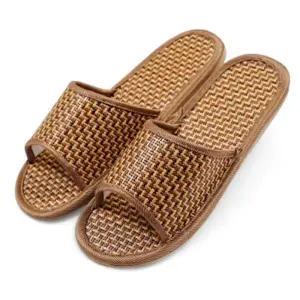 [오노마] ONM 여성 여름 심플 라탄 슬리퍼 TPR 소재 거실화 실내화