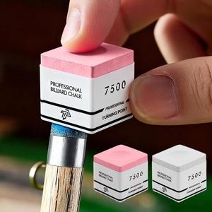 스퀘어 TP7500 당구 초크 미끄럼 방지 미세 가루 스누커 중성 풀 핑크/그레이 액세서리