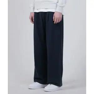 가까이 유니언즈 GAKKAI UNIONS 원턱 와이드 스웨트팬츠 네이비 GU01BNY 393520