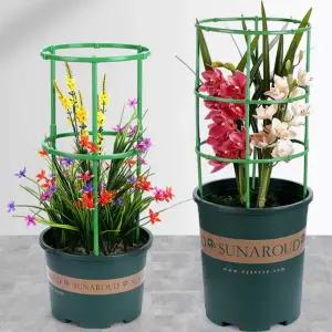 원예 지지대 원형 조립식 가드닝 식물 지지대 화분 울타리