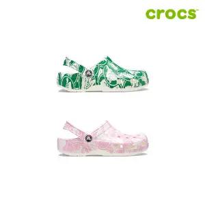 [하프클럽/크록스]클래식 듀크 프린트 클로그 주니어 아동샌들 210007 2종 택1