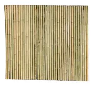 대나무 울타리 펜스 조화 가림막 마당 베란다 옥상 방부목 휀스 파티션 2m