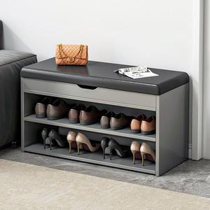 현관 벤치신발장 3단 사각 슬림 벨벳 대나무 현관문 현관의자 보관 긴소파 미니벤치