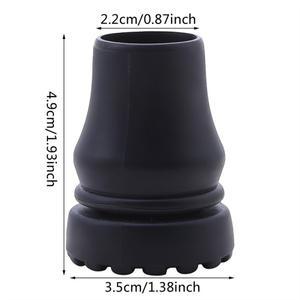 1/3/5pcs 고무 패드 캡 미끄럼 방지 워킹 스틱 목발 지팡이 바닥 커버 보호대 등산 하이킹 트레킹 폴 팁