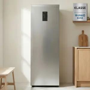 위니아 클라쎄 컨버터블 김치냉장고 스탠드형 120리터 메탈 KAE112SSM4MSV(AK)+전용 투명용기6개포함