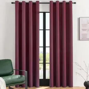 암막 커튼 긴 창문 베란다 2장 복층