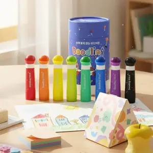 부드럽게 발리는 크레용 드림아트 두들링스틱 미술용품