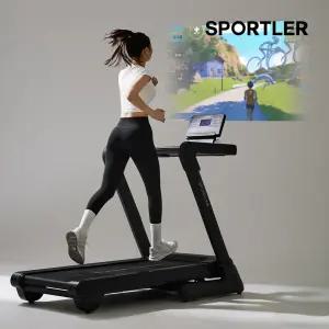스포틀러 프라임 인클라인 런닝머신 가정용 무진동 접이식 트레드밀 아파트 실내 러닝 운동