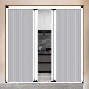 자바라슬라이딩도어 맞춤제작 파티션 풀차광 커튼 방풍 미닫이