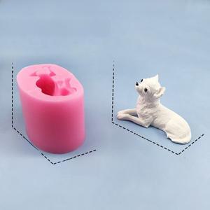 식품 등급 실리콘 만화 강아지 초콜릿 몰드 수제 설탕 공예 베이킹 도구 상업 및 가정용 주방