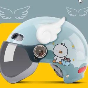 오토바이 헬멧 귀여운 악세서리 천사날개 동물귀 튜닝 Kaa3+2wNr