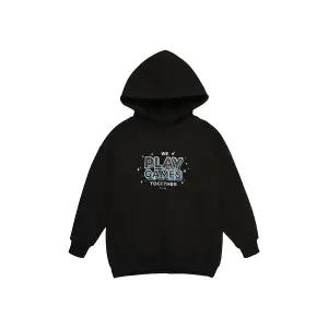 블랙야크 키즈 BK여아롱 후드티셔츠 R1BKTSW1907-BK