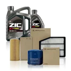 K8 [GL3] 1.6 HEV 하이브리드, 지크 X7 하이브리드 0W20 4L+1L+ 필터세트