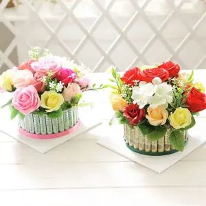 로즈플라워케익 용돈박스30 레드 어버이날 돈케이크