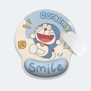 도라에몽 마우스 패드 키보드 손목 지지 고무 사무실 책상 손받침