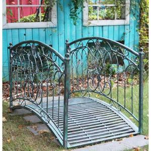 빈티지 아치형 철제 조경 야외 가든 다리 연못 장미지지대