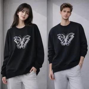 행사) 버터플라이 그래픽 맨투맨