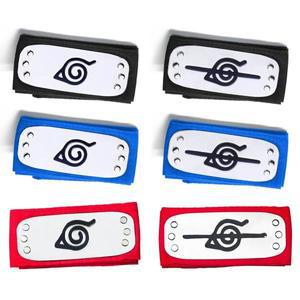 반다이 나루토 머리띠 코스프레 애니메이션 아카츠키 카카시 우치하 사스케 로고 의상