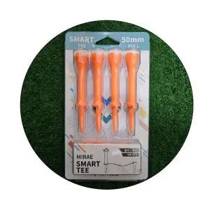 [하프클럽/기타]플라스틱 스마트 골프티 FULL 50mm(오렌지)