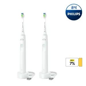 PHILIPS 필립스 소닉케어 1100 시리즈 화이트민트 HX3641/41*2SET