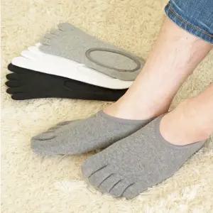 면100 순면 남성 발가락양말 덧신 5켤레 여름 항균 무좀 양말