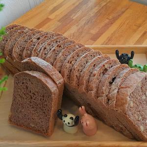 100% 통밀식빵 뺑콩플레 1kg ( 깜빠뉴 샌드위치 치아바타 모닝빵 비건 프로틴 저탄수 단백질 호밀 통밀빵 )