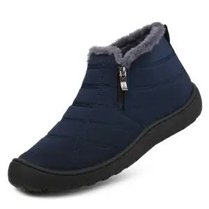 따뜻한 털안감 남녀 겨울방한화 패딩부츠 털슬립온 겨울신발 보온신발