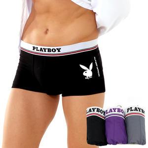 PLAYBOY 남자팬티 드로즈 3종세트 레이온 우수한착용감