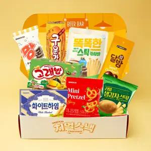 스낵24 스낵박스 찰떡안주상자 과자세트 치얼스낵