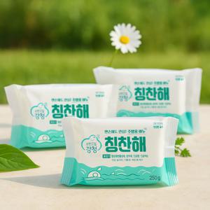 강청 무첨가 칭찬해 주방비누 250g 식물성유지