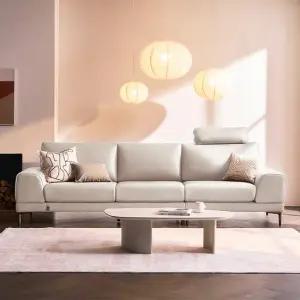 [다우닝] 크러스트 4인 전체 통가죽 소파