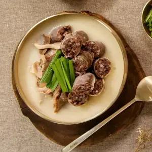 [3+1행사/우동사리] 잡내 없는 국내산 고기순대 황기 사골순대국 600g 4팩