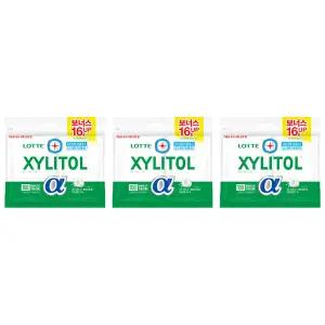 롯데웰푸드 자일리톨 알파 오리지날 리필, 102g, 3개