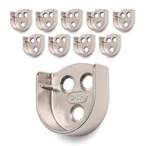 두일 25파이 원형 옷봉소켓 크롬 10개 옷봉 원파이프 타원 파이프 행거 봉걸이