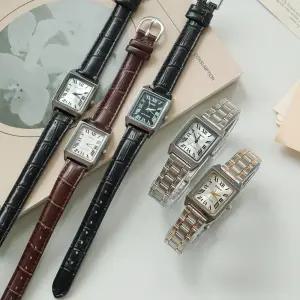 백화점AS가능 카시오 클래식 스퀘어 사각 로마 가죽시계 메탈시계 18종 지코스모제품 LTP-V007L-7B2DF