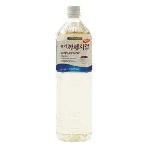 [소비기한 임박] 청정원 그린스위트 슈가카페시럽, 1.5L, 1개