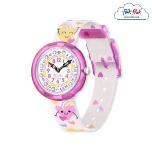 [본사] 플릭플락 유아용 시계 BOUNCING HEARTS FBNP223