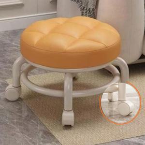 바퀴달린 의자 스툴 걸레질 바닥 청소할때 앉는 원형 쿠션 푹신한 낮은 작업 이동용 부모님 어르신