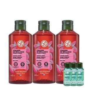 [보리보리/이브로쉐]이브로쉐 라즈베리 헤어 식초 400ml 3개 + 50ml 3개